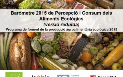 Baròmetre 2015 de Percepció i Consum dels Aliments Ecològics
